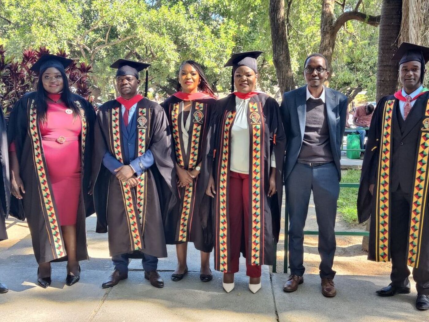 DataLab graduates at the 2024 University of Zambia graduation